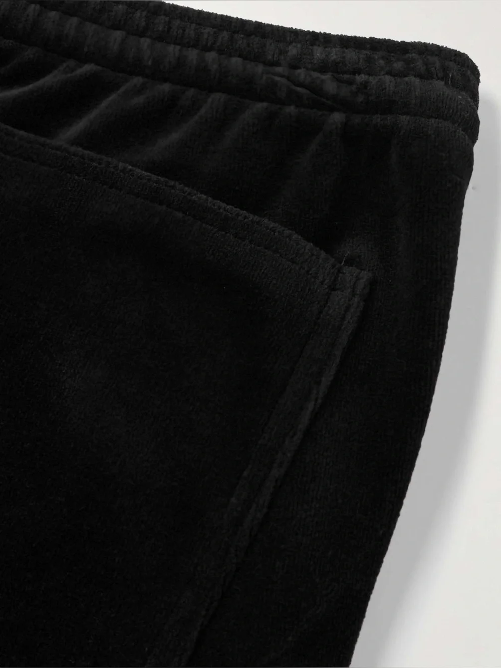 SAINT M×××××× + Lastman Bootcut Cotton-Blend Velour Track Pants